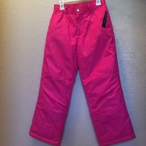 Brand new girls pink snow pants